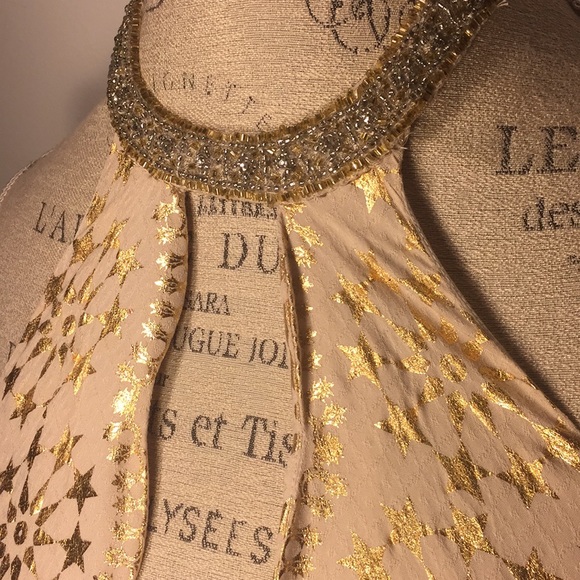 Gold star dress - Picture 2 of 4